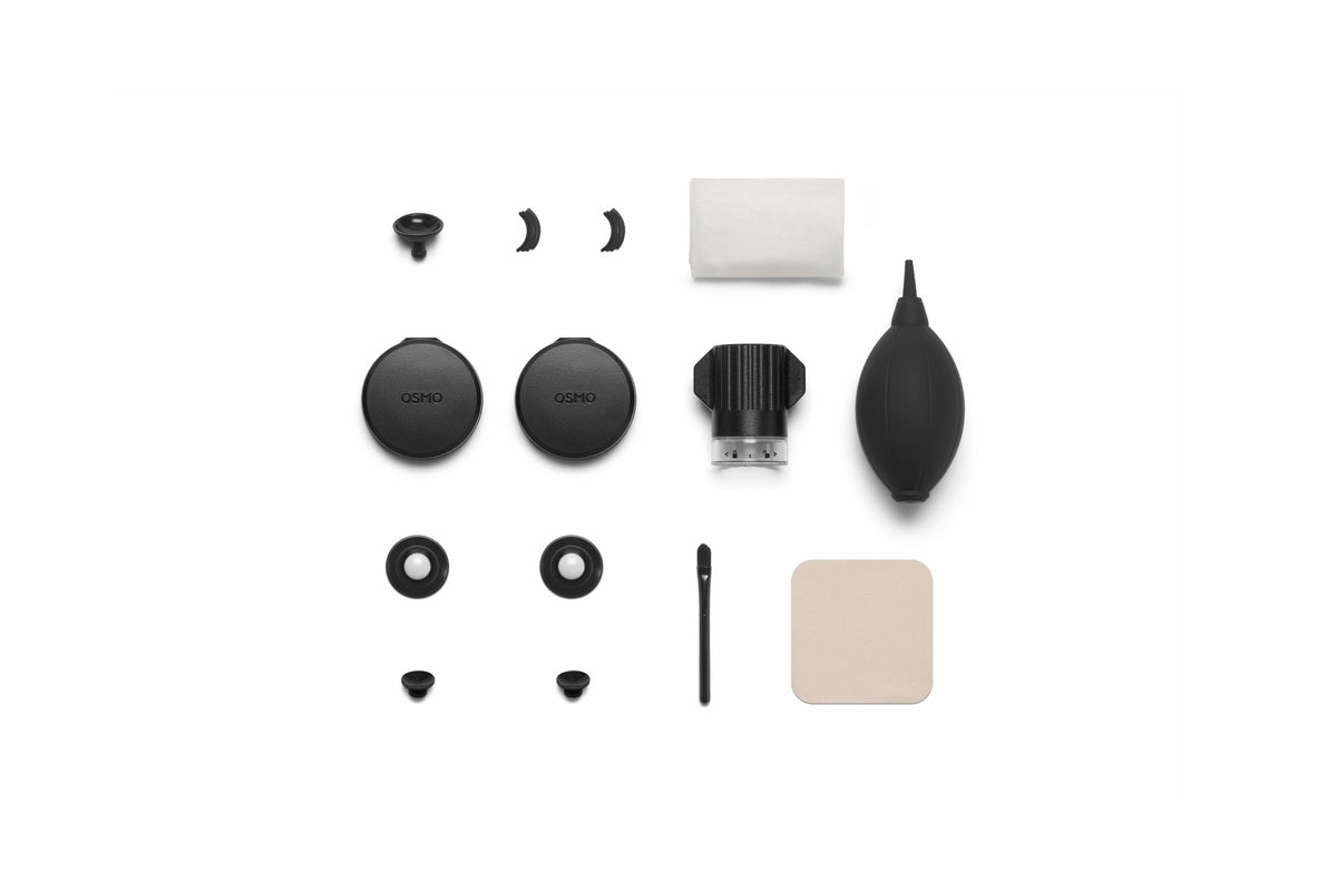 Osmo 360 II Lens Replacement Kit (Dual) – sættets indhold