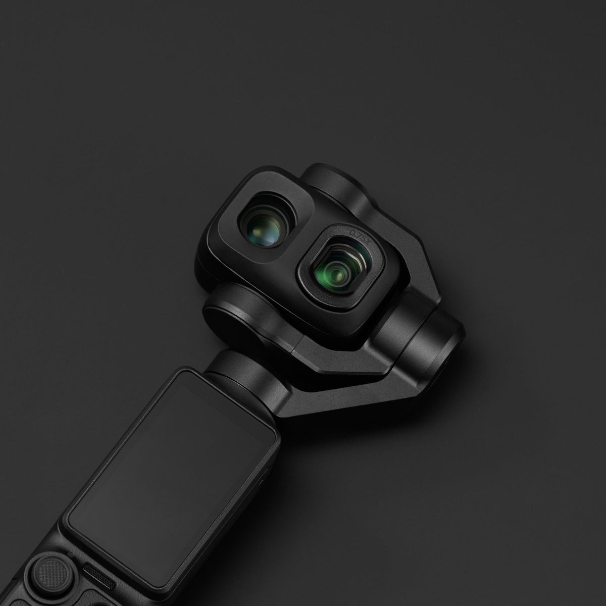Wide-Angle Lens på Osmo Pocket 4P set ovenfra